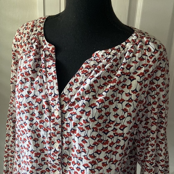 Boden Esme Conker Crocus Floral Blouse Size 8 - Picture 5 of 12
